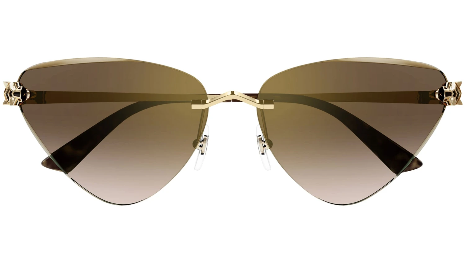 Cartier Panthère CT0399S 002 Gold Brown 3 Cartier Panthère CT0399S 002 Gold Brown