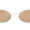 Miu Miu MU 04ZS 14240D White -Luxe Eyewear Outlet 065583e9fa5aecf591bf5036d9813c5e