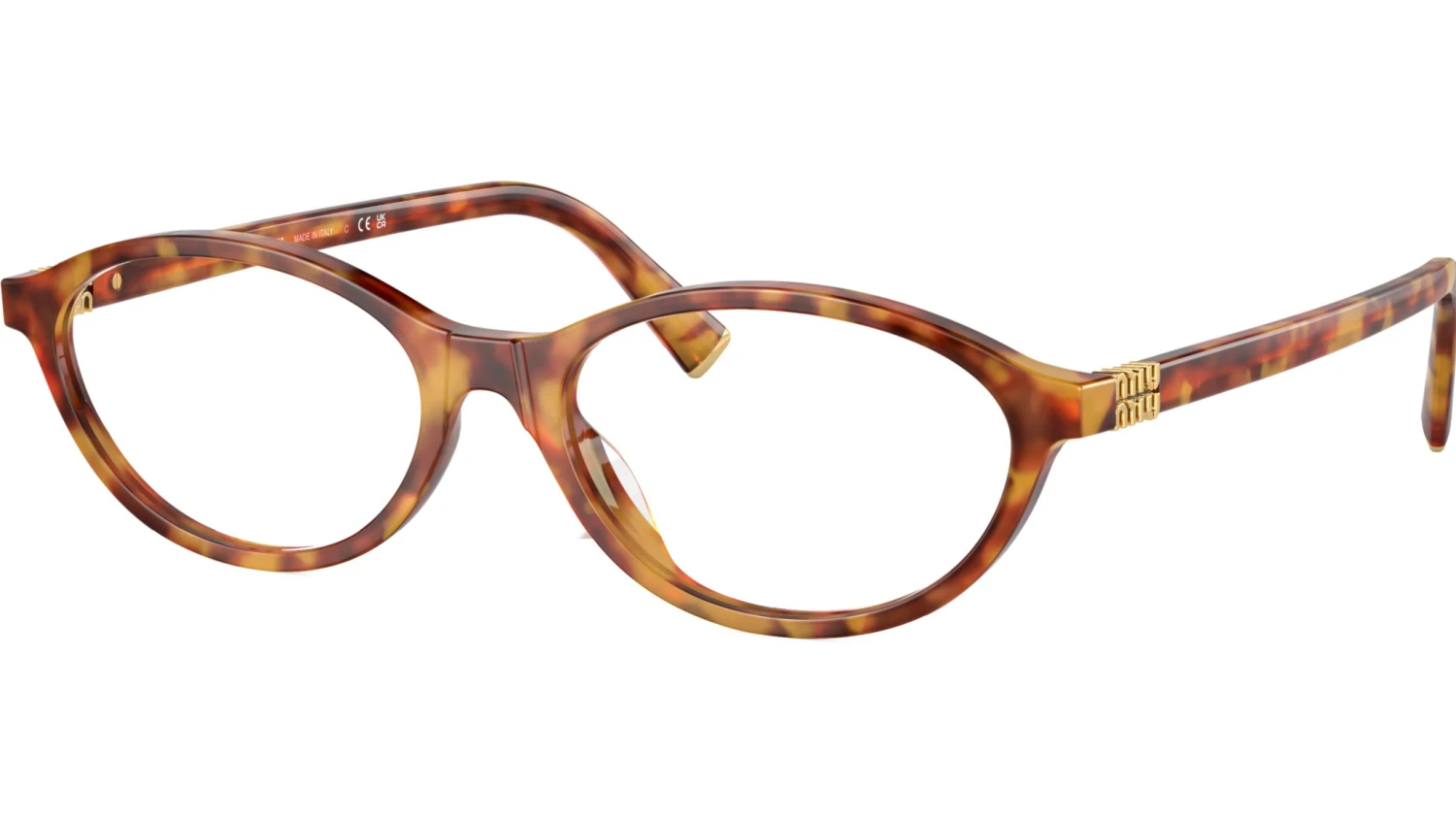 Miu Miu MU 09XV 4BW1O1 Tortoise 4 Miu Miu MU 09XV 4BW1O1 Tortoise - Image 2