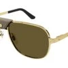 Cartier Santos CT0165S 011 Gold Brown