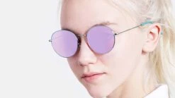 Retrosuperfuture Wire Mirror Pink -Luxe Eyewear Outlet 26114431c877db31daf362f7f286e314