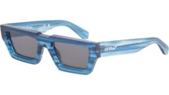 Off-White Manchester Striped Blue Grey -Luxe Eyewear Outlet 2ffac6013ea4de24dfd38e01596f74fa