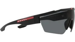 Prada Linea Rossa PS 03XS DG05Z1 Black Rubber -Luxe Eyewear Outlet 39a7f0ac18e4974d19835b5fd55998e3