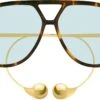 Bottega Veneta BV1273S 007 Spotted Havana Green -Luxe Eyewear Outlet 3e25223ef2b4cbe1fc528b802c16830b