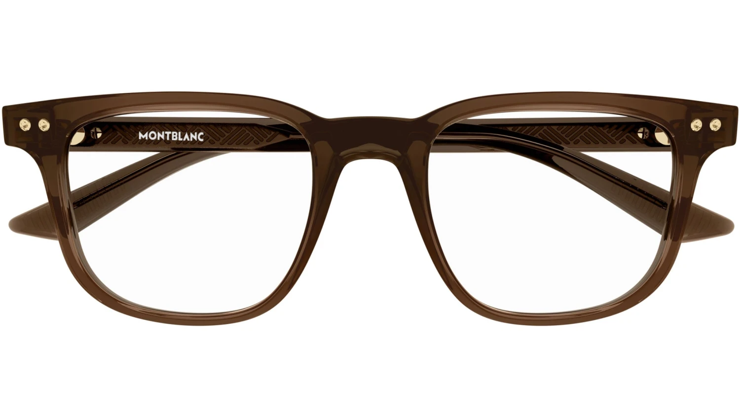 MONTBLANC MB0256O Shiny Brown 4 MONTBLANC MB0256O Shiny Brown - Image 2