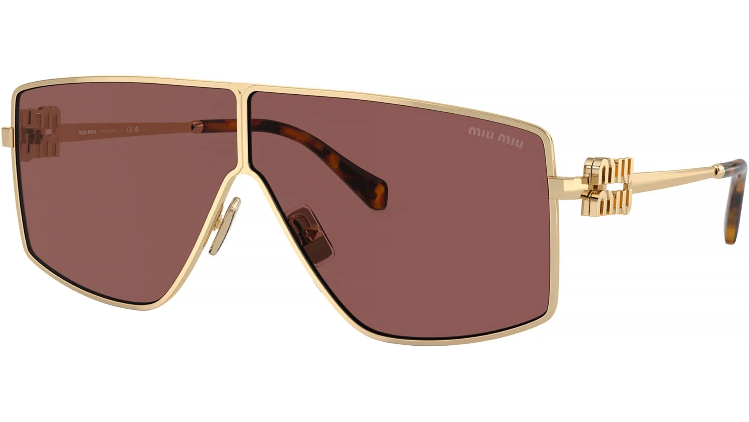 Miu Miu MU 51ZS ZVN70D Gold 4 Miu Miu MU 51ZS ZVN70D Gold - Image 2