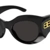 Balenciaga BB0256S 001 Black Grey