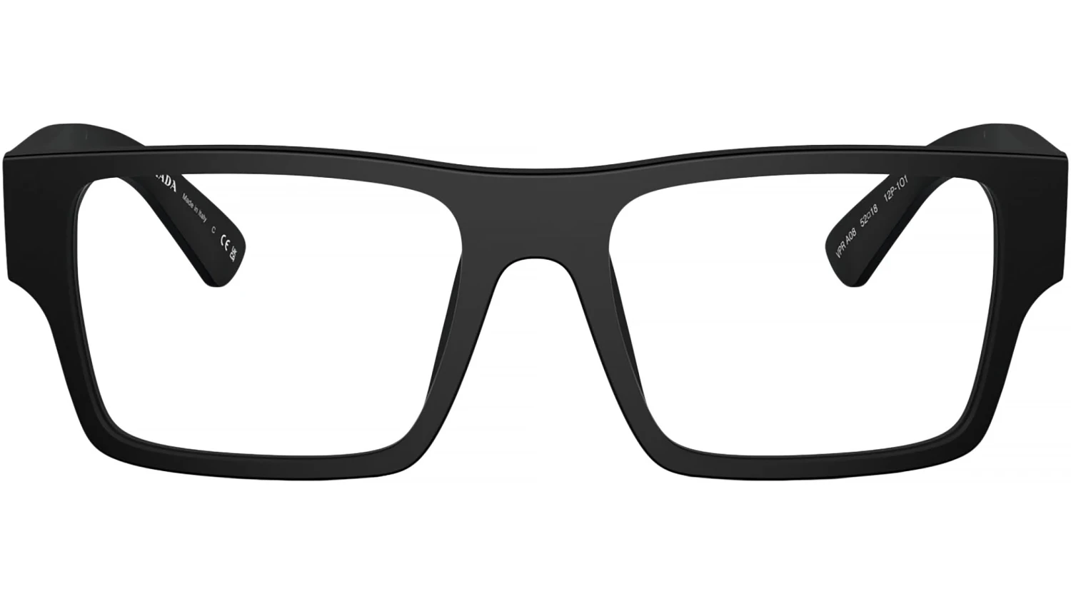 Prada PR A08V 12P1O1 Black 3 Prada PR A08V 12P1O1 Black