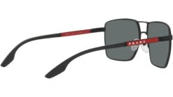 Prada Linea Rossa PS 50WS DG002G Black Rubber -Luxe Eyewear Outlet 68feb8999a5dc66ec931392a1bcf76c2