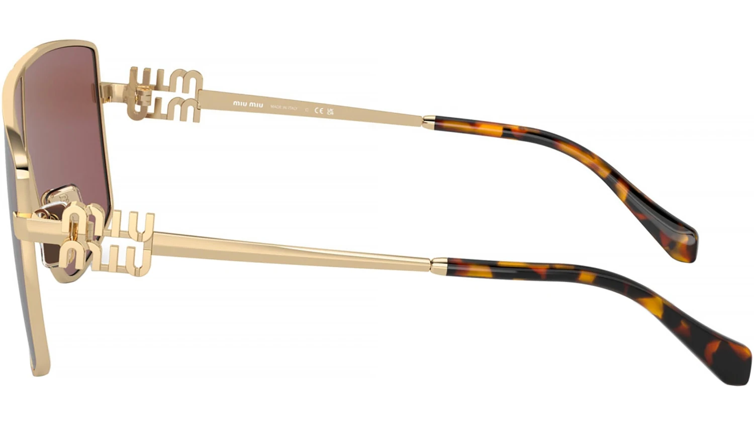 Miu Miu MU 51ZS ZVN70D Gold 5 Miu Miu MU 51ZS ZVN70D Gold - Image 3