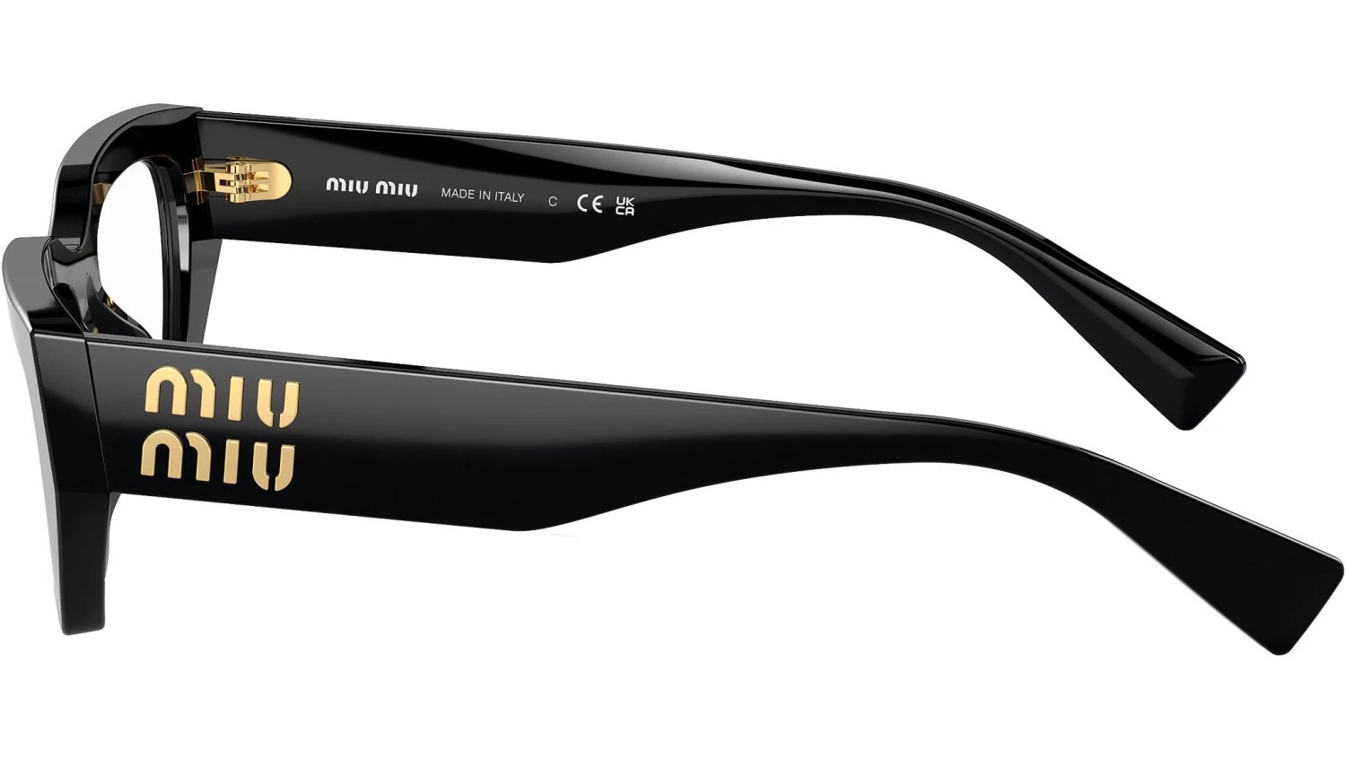 Miu Miu MU 03XV 1AB1O1 Black 5 Miu Miu MU 03XV 1AB1O1 Black - Image 3