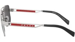 Prada Linea Rossa PS 51ZS 1BC06F Silver -Luxe Eyewear Outlet 7cb8a1e7a032afe8438c896ee0a041c7
