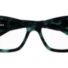 Balenciaga BB0372O 003 Teal Havana -Luxe Eyewear Outlet 929915747a86219639acbd060e61cec4