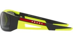 Prada Linea Rossa PS 02YS 17G02G Black Yellow -Luxe Eyewear Outlet a010f710e8591465fa2fcdd60be77f82