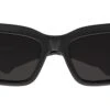 Balenciaga BB0360S 001 Solid Black Grey -Luxe Eyewear Outlet a612af045609a17f3a80fc32956602e2