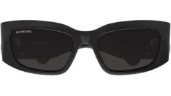 Balenciaga BB0360S 001 Solid Black Grey