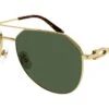 Cartier CT0364S 002 Gold Green