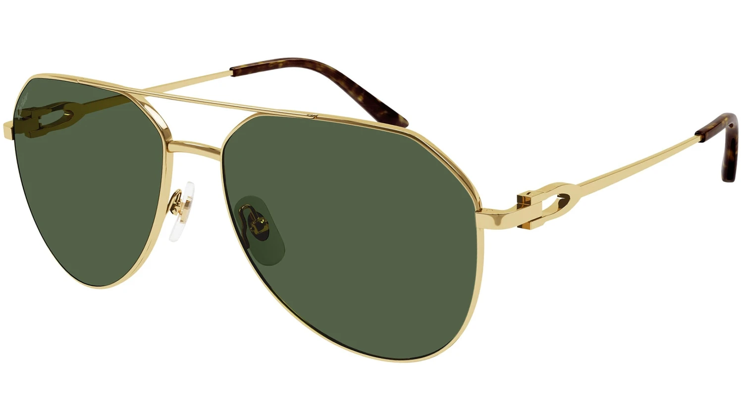 Cartier CT0364S 002 Gold Green 3 Cartier CT0364S 002 Gold Green