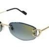 Cartier CT0467S 003 Gold Green