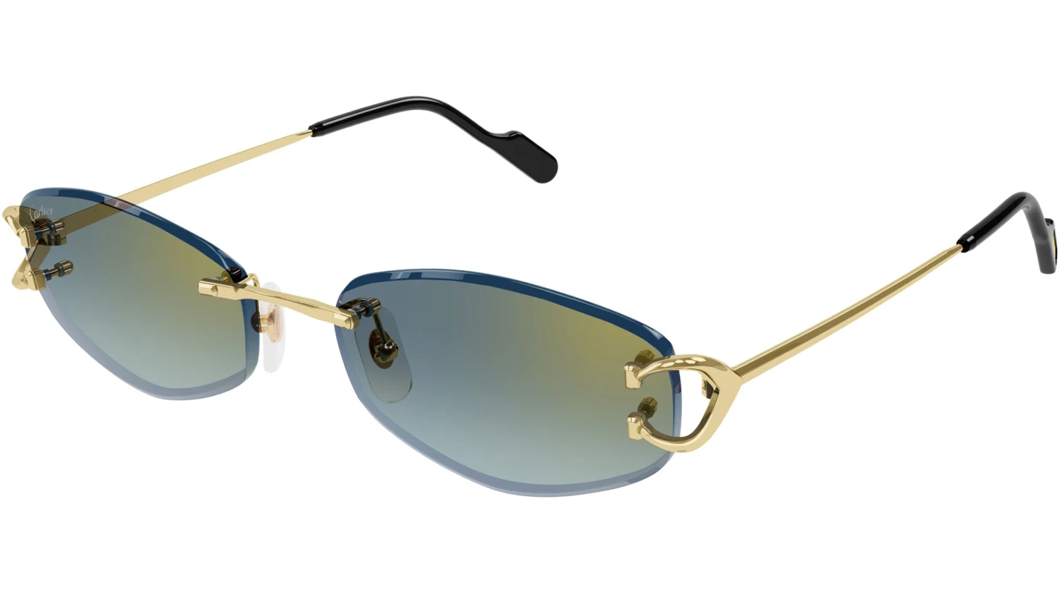 Cartier CT0467S 003 Gold Green 3 Cartier CT0467S 003 Gold Green