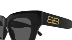 Balenciaga BB0234S 001 Black Grey -Luxe Eyewear Outlet c76d544487f9d5319823feb23392d62d