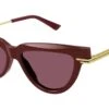 Bottega Veneta BV1265S 003 Burgundy Red