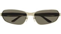 Balenciaga BB0355S 002 Brushed Gold Brown