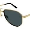 Cartier CT0461S 003 Gold Green -Luxe Eyewear Outlet d8604dfdcfa4560b3a3e85ec7f9af1f4