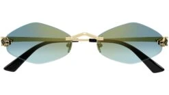Cartier CT0433S 003 Gold Green