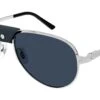 Cartier Santos CT0034S 016 Silver Blue -Luxe Eyewear Outlet e4015783e3db6a3fcdca7901adbc9a7a