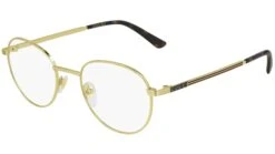 Gucci GG0835O 001 Shiny Gold
