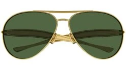 Bottega Veneta BV1305S 001 Gold Green