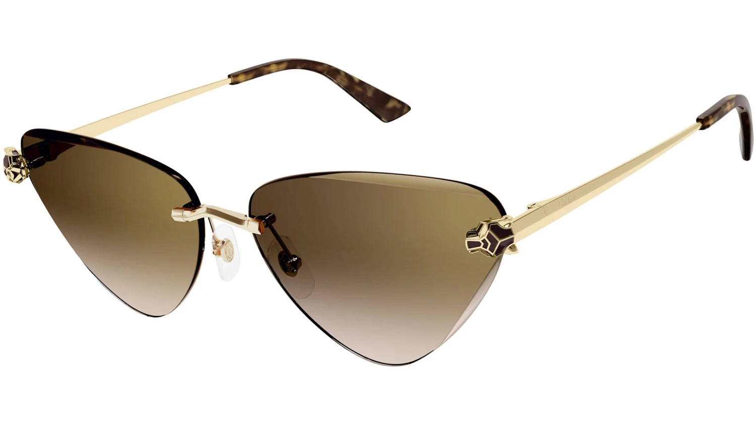 Cartier Panthère CT0399S 002 Gold Brown 4 Cartier Panthère CT0399S 002 Gold Brown - Image 2