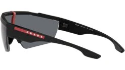Prada Linea Rossa PS 03XS DG05Z1 Black Rubber -Luxe Eyewear Outlet f0b17ab9b42790f3e04d12c8239b1d58