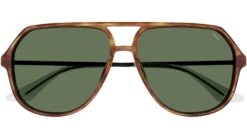 Puma PU0460S 003 Blonde Havana Green