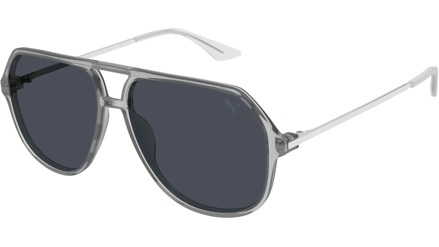 Puma PU0460S 005 Transparent Light Grey Blue 4 Puma PU0460S 005 Transparent Light Grey Blue - Image 2