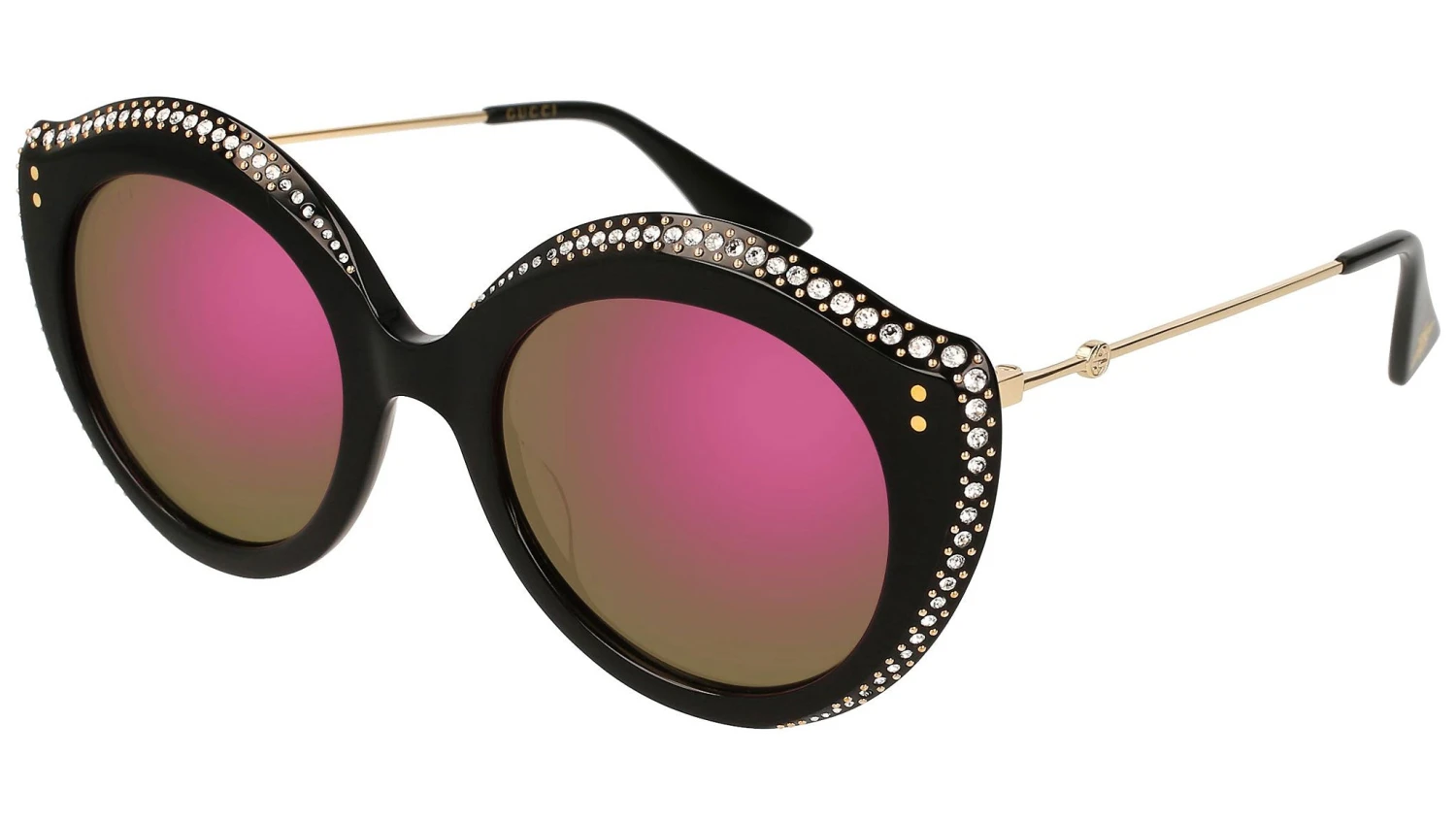 Gucci GG0214S 002 Black Pink 3 Gucci GG0214S 002 Black Pink